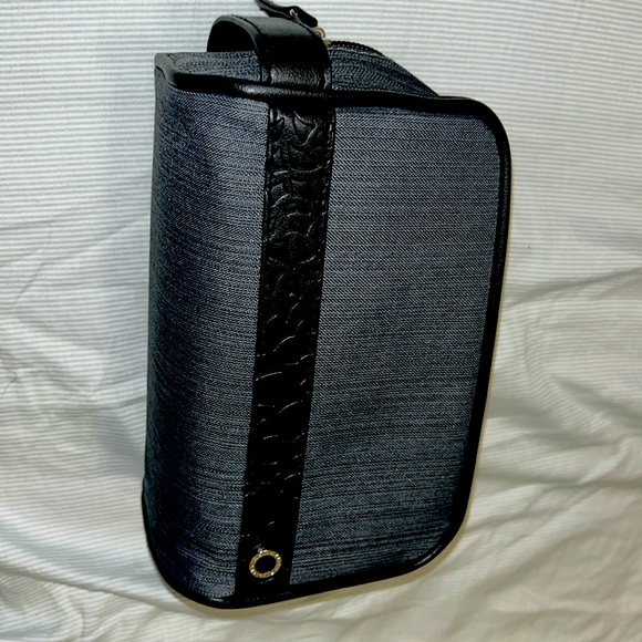 BVLGARI Silver Leather Travel Bag - Picture 1 of 7